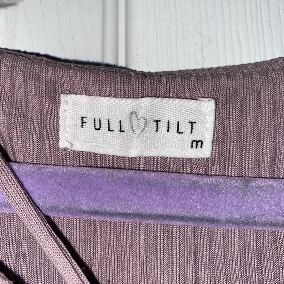 Tillys Purple Crossover Bodysuit - Picture 2 of 2